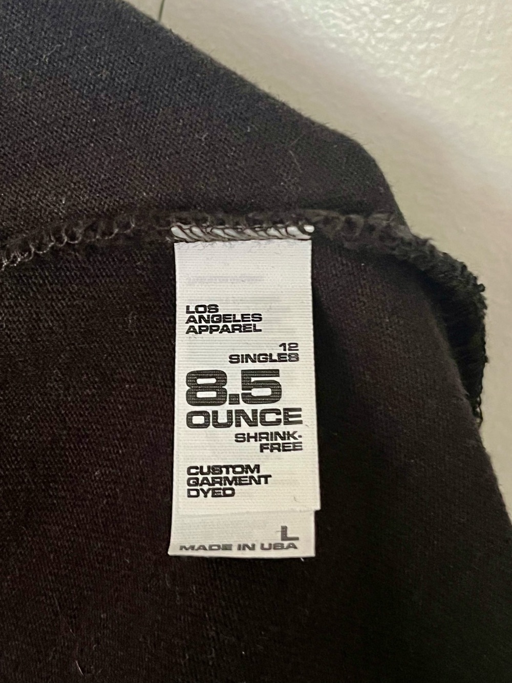 Los Angeles Apparel Heavy Jersey Garment Dye Pants Size L NWOT - Picture 5 of 6